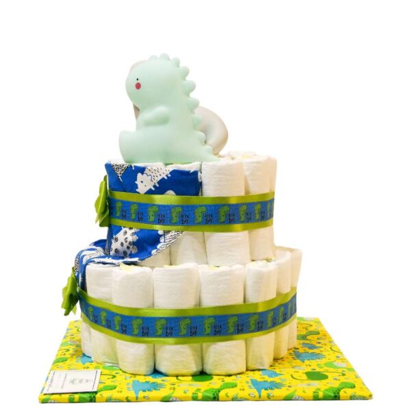 Pampertaart luiertaart dino rechts