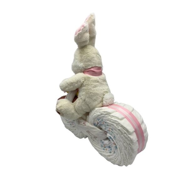 pampertaart moto konijn achterzijde